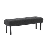 Olivia 53" Boucle Bench