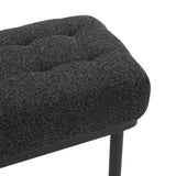 Olivia 53" Boucle Bench