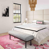 Olivia 53" Boucle Bench