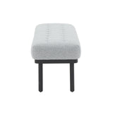 Olivia 53" Boucle Bench