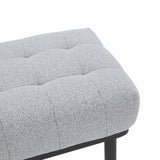 Olivia 53" Boucle Bench