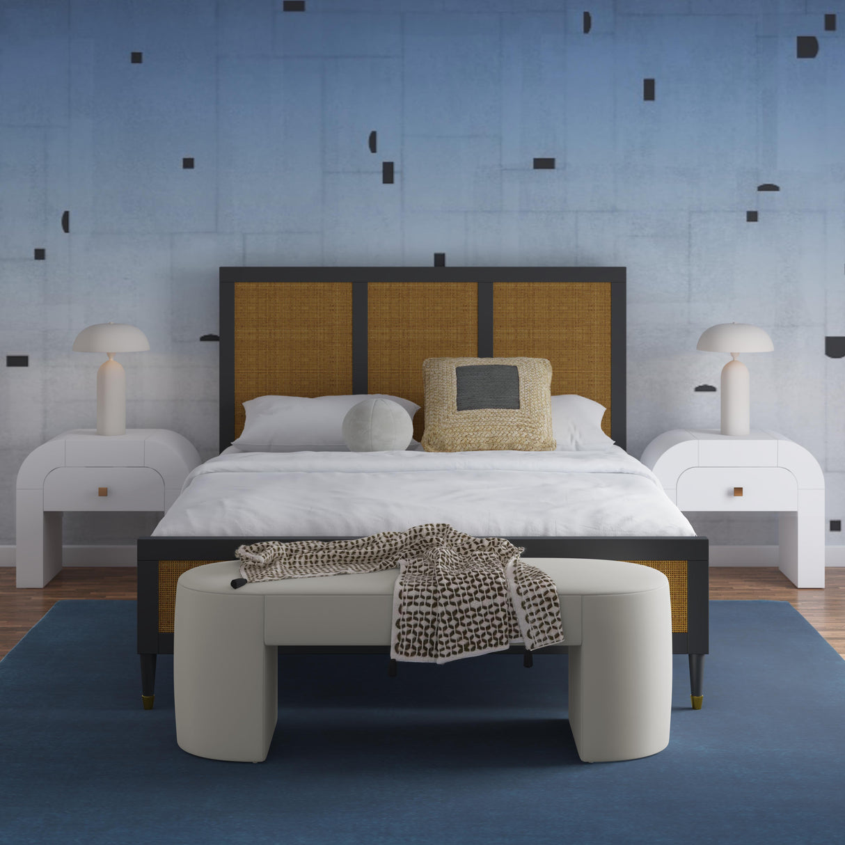 Elena 51" Velvet Bench