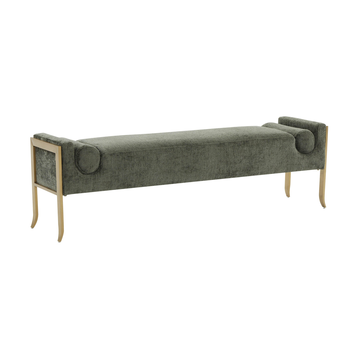 Ines 67" Textured Velvet Bench