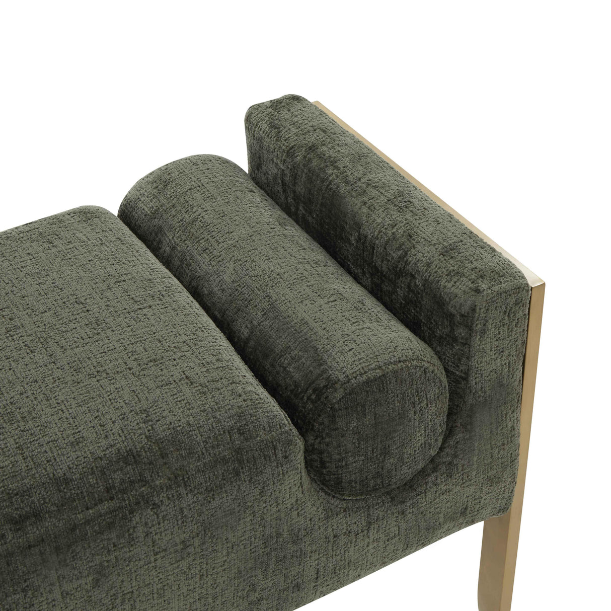 Ines 67" Textured Velvet Bench