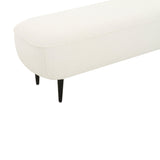 Denise 51" Cream Boucle Bench
