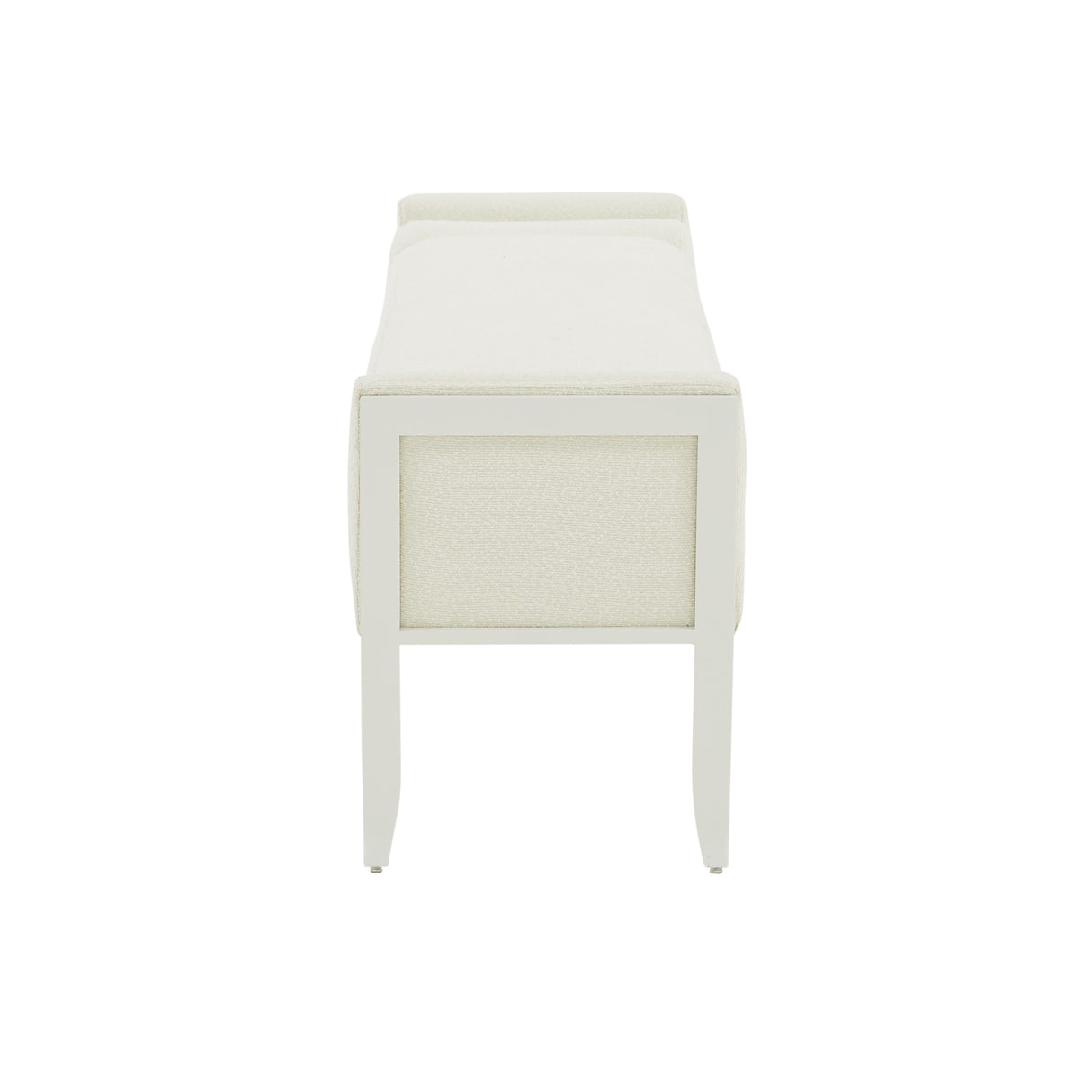 Ines 67" Cream Boucle Bench