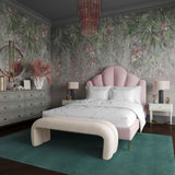 Leigh 56" Velvet Channeled Bench