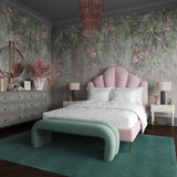 Leigh 56" Velvet Channeled Bench