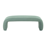 Leigh 56" Velvet Channeled Bench