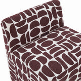 Pippa Geometric Jacquard Weave Stool