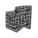 Pippa Geometric Jacquard Weave Stool