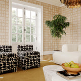 Pippa Geometric Jacquard Weave Stool