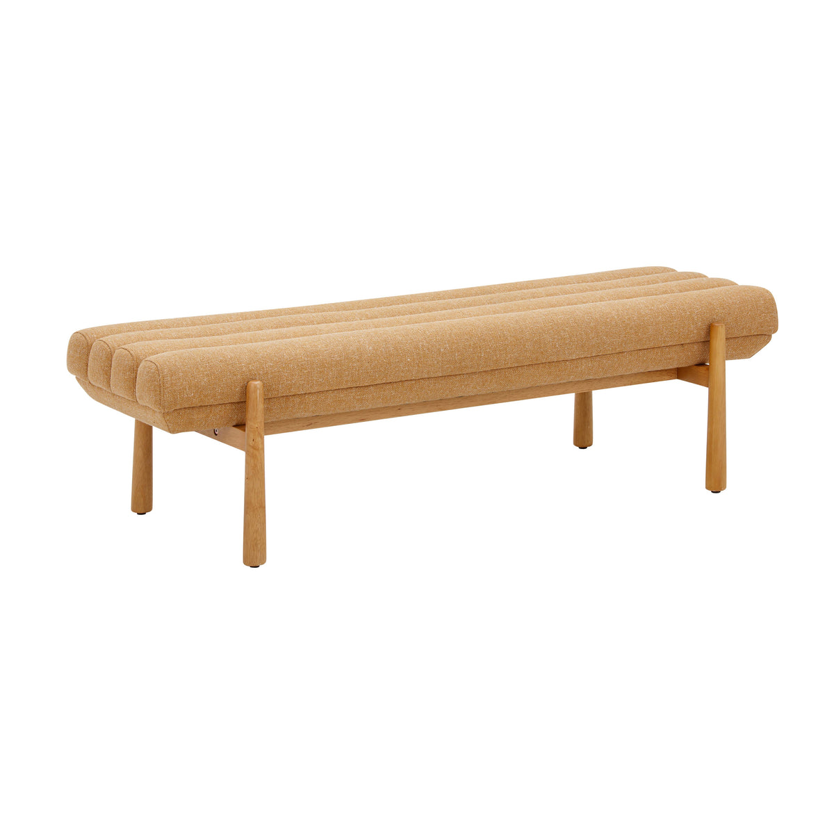 Julianna 56" Textured Performance Fabric Bench - View 15