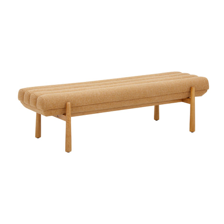 Julianna 56" Textured Performance Fabric Bench - View 15
