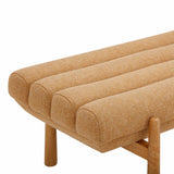Julianna 56" Textured Performance Fabric Bench - View 18