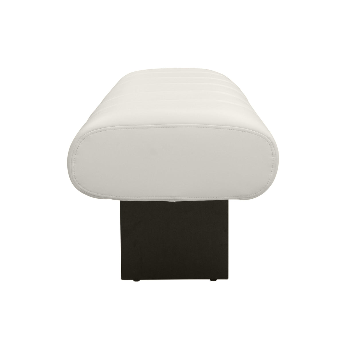 Karol 59.5" Cream Performance Vegan Leather Bench