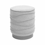 Nero Cream Boucle Ottoman