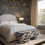 Lena 47" Jacquard Bench