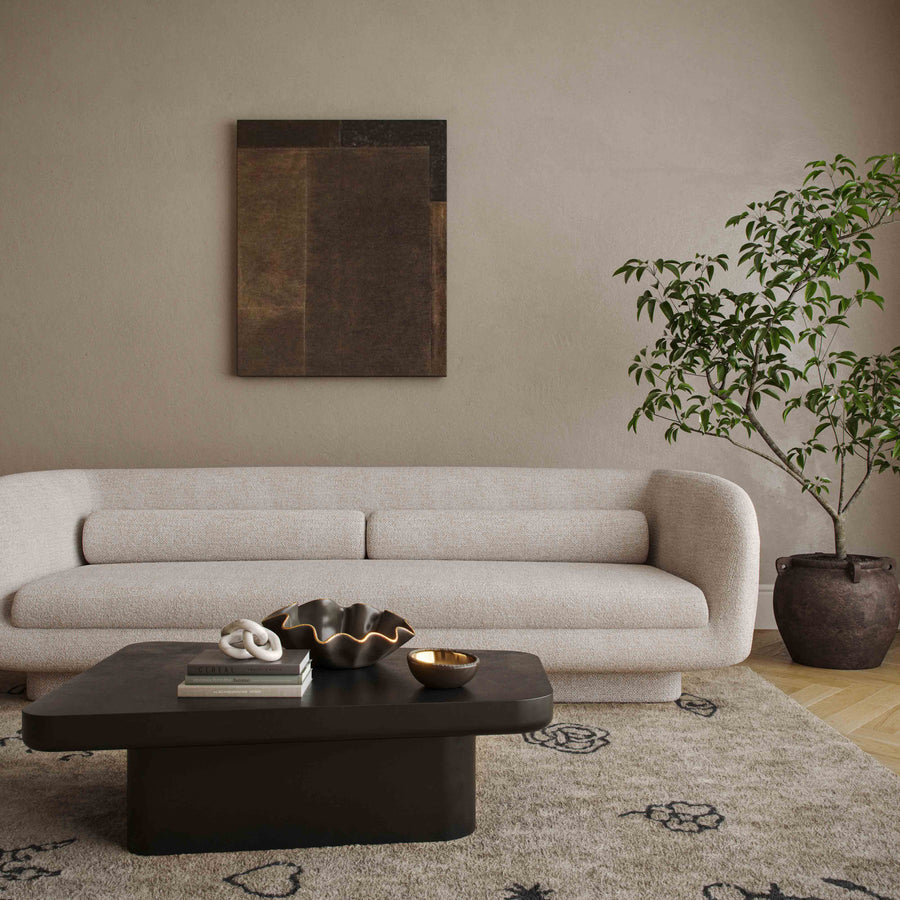 Simone 96" Cream Boucle Sofa