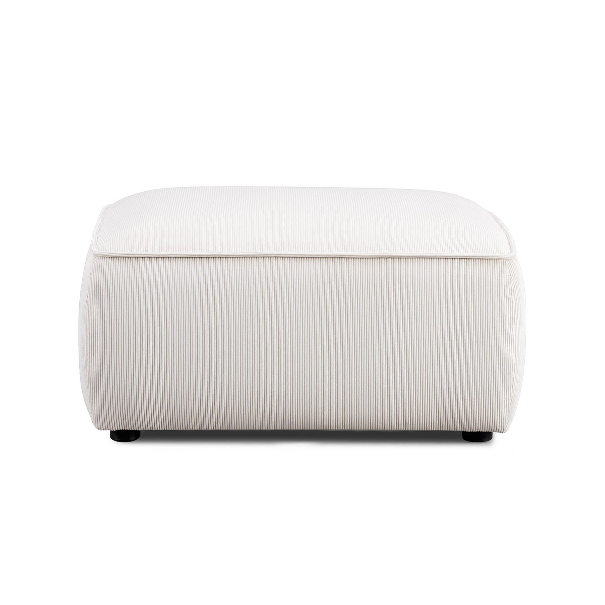 Travie Performance Corduroy Velvet Ottoman - View 2