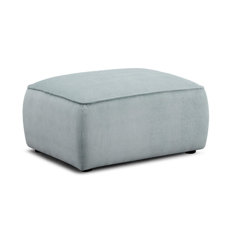 Travie Performance Corduroy Velvet Ottoman - View 6