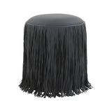 Shag Me Performance Vegan Leather Ottoman - View 20