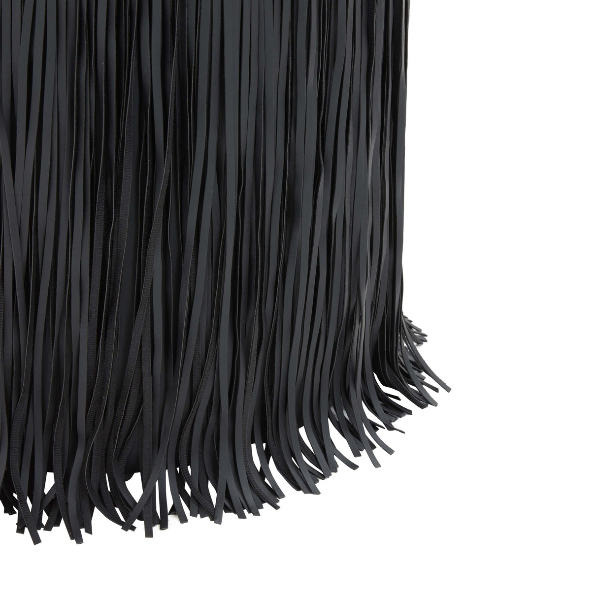 Shag Me Performance Vegan Leather Ottoman