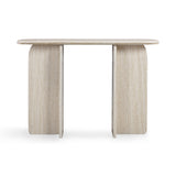 Clementine 48" Faux Travertine Console Table