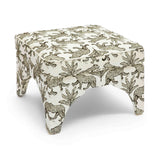 Raji Leopard Jacquard Ottoman