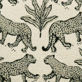 Raji Leopard Jacquard Ottoman