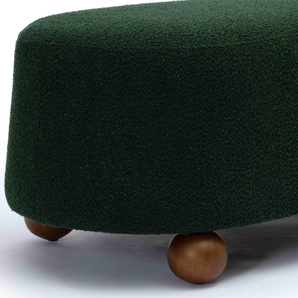 Jaine 48" Boucle Large Ottoman