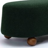 Jaine 48" Boucle Large Ottoman