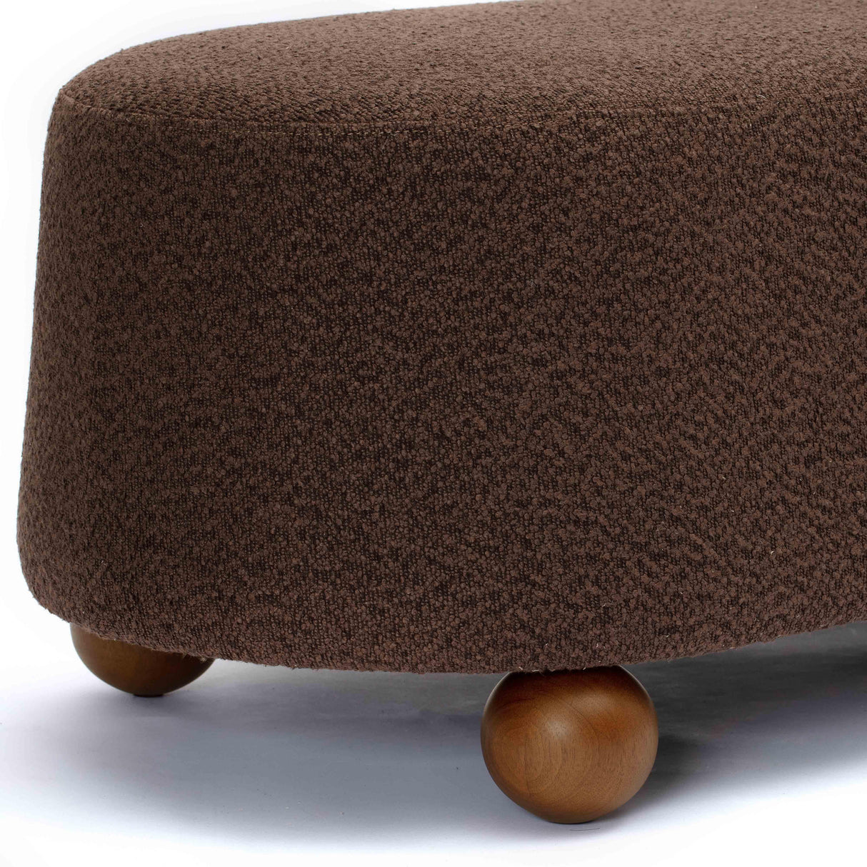 Jaine 48" Boucle Large Ottoman