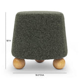Jaine Loose Mohair Stool