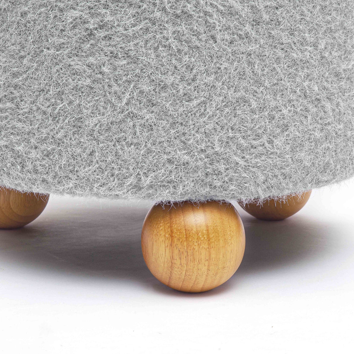 Jaine Loose Mohair Stool