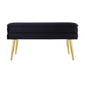Ziva 31" Velvet Storage Bench
