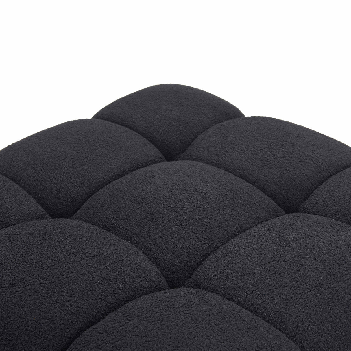 Calliope Vegan Shearling Modular Ottoman