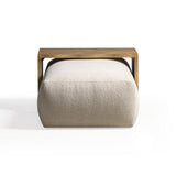 Spencer Performance Basketweave Ottoman with Bridge Table