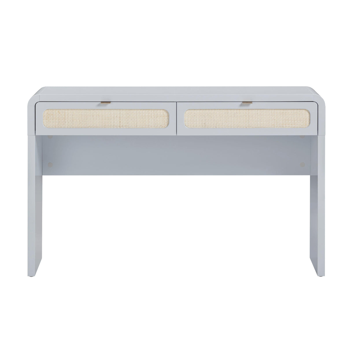 Patty 48" Rattan 2-Drawer Console Desk