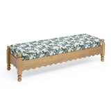 Thelma 56" Leopard Jacquard Bench