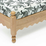 Thelma 56" Leopard Jacquard Bench