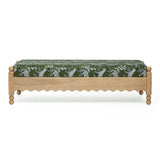 Thelma 56" Leopard Jacquard Bench
