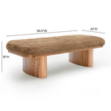 Ollie Upholstered Bench (48"-57") - View 70