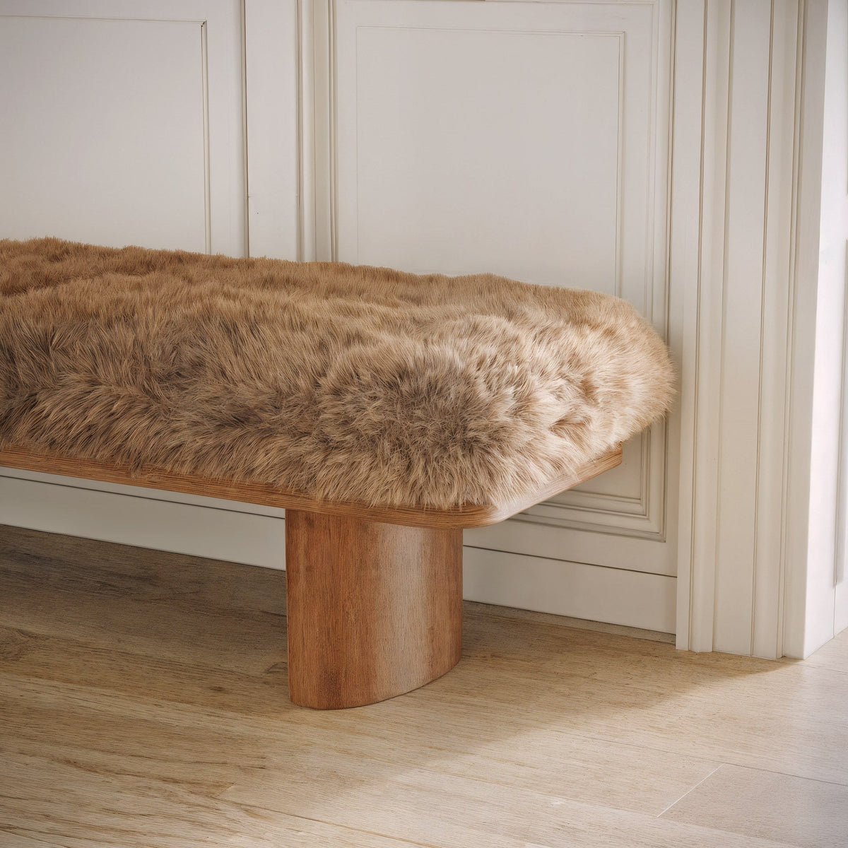 Ollie Upholstered Bench (48"-57") - View 60