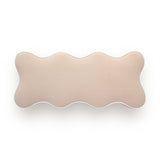 Close-up of performance velvet upholstery texture on Thalia bench