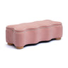 Thalia 48.5-inch performance velvet storage bench in pink finish