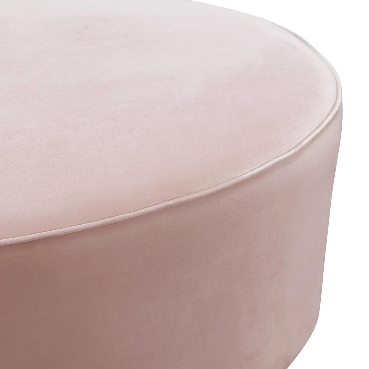 Scarlett Velvet Oval Ottoman