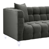 Bea 90.6" Velvet Tufted Sofa