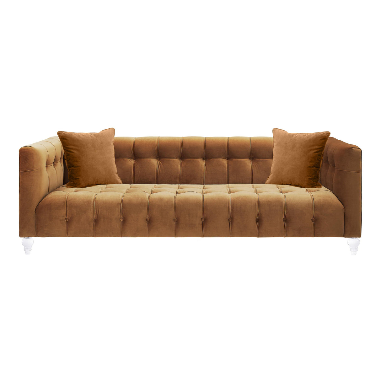 Bea 90.6" Velvet Tufted Sofa