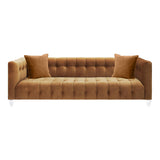 Bea 90.6" Velvet Tufted Sofa